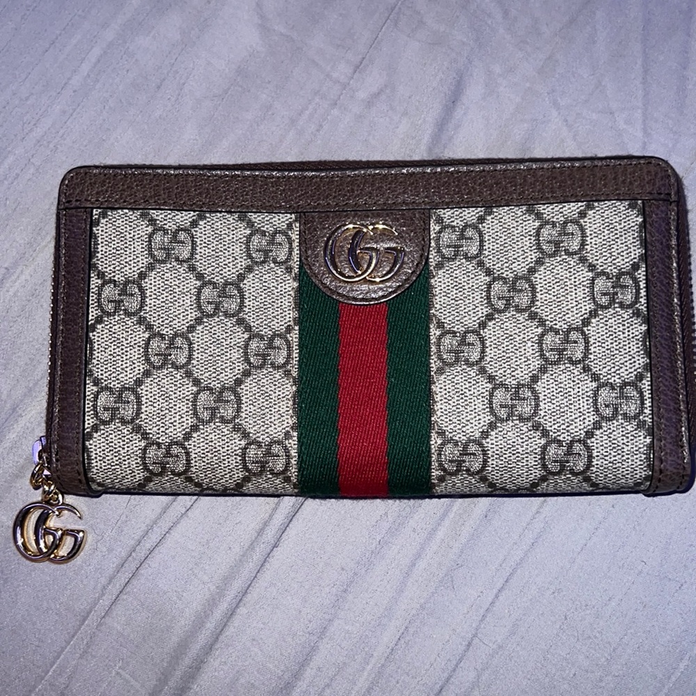 Gucci Ophidia GG Zip around wallet